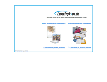 Tablet Screenshot of lasertryk.co.uk